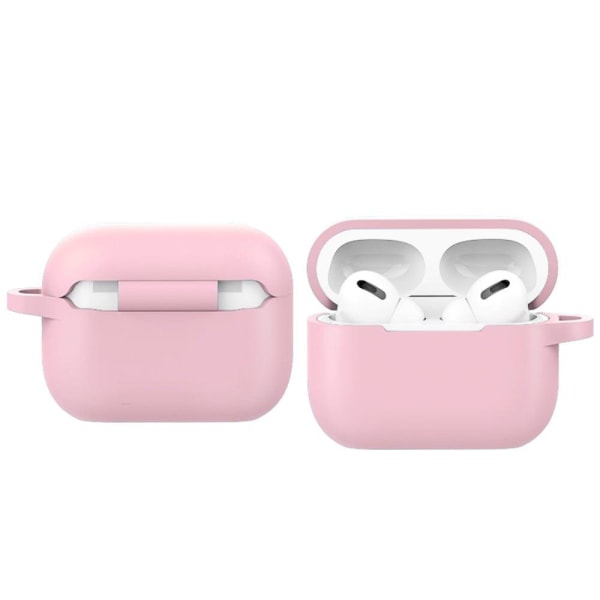 AirPods Pro 2 silicone case with buckle - Rose Pink Rosa