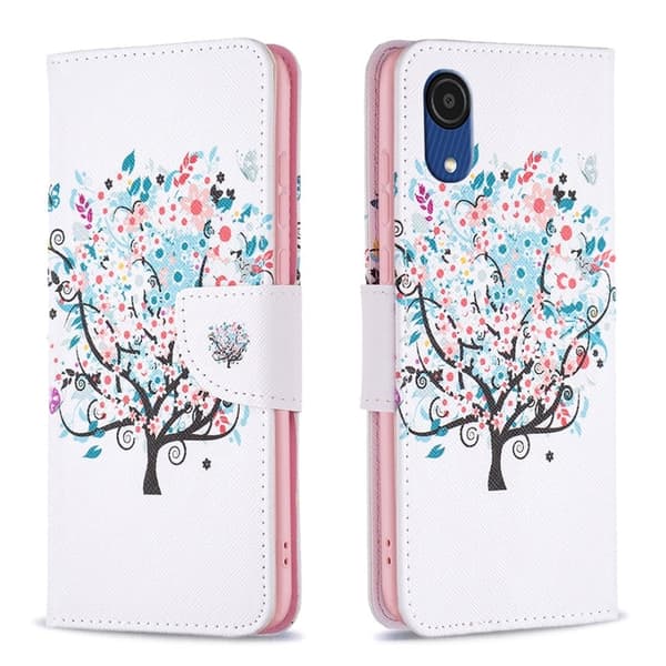 Wonderland Samsung Galaxy A03 Core Flippetui - Blomst Tre Multicolor