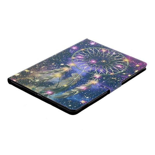 Samsung Galaxy Tab A8 10.5 (2021) læderetui med cool mønster - Gylden Drømmefanger Multicolor