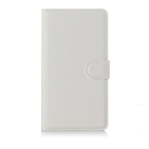 Jensen Microsoft Lumia 950 XL lær etui med stativ - Hvit White