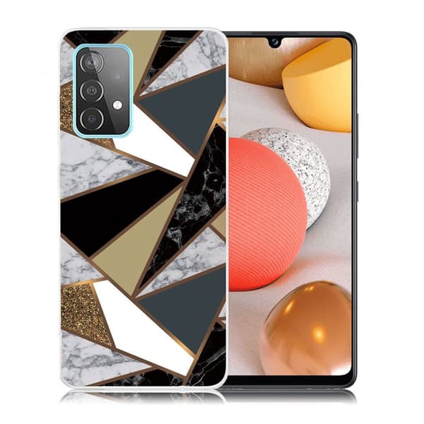 marmor Samsung Galaxy A52 5G etui - Earthly marmor Fragments Multicolor