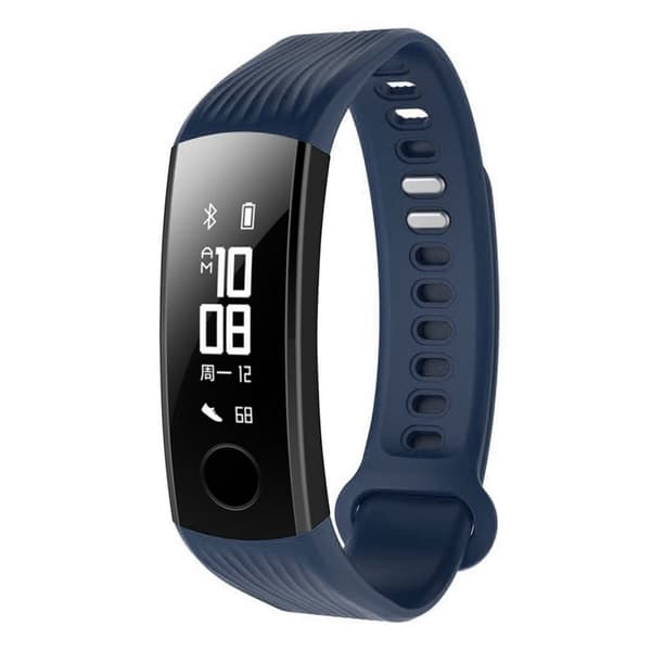 Huawei Honor Band 3 klockarmband i silikon - Mörkblå Blå
