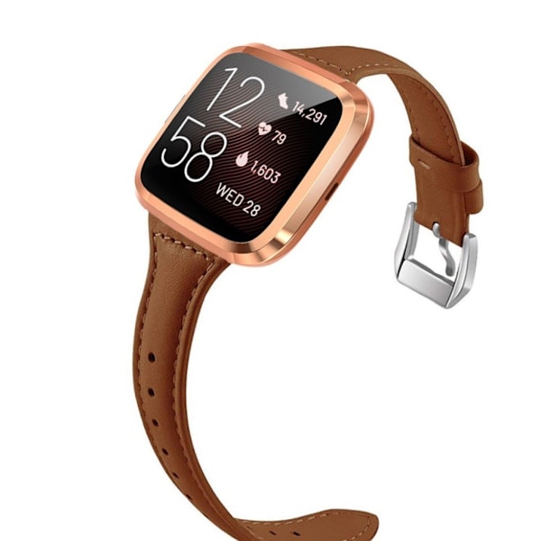 Fitbit Versa 2 elektropläteringsfodral - Roséguld Rosa