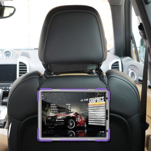 iPad Pro 11 inch (2018) 360 graders dreje kickstand kombi etui - Purple