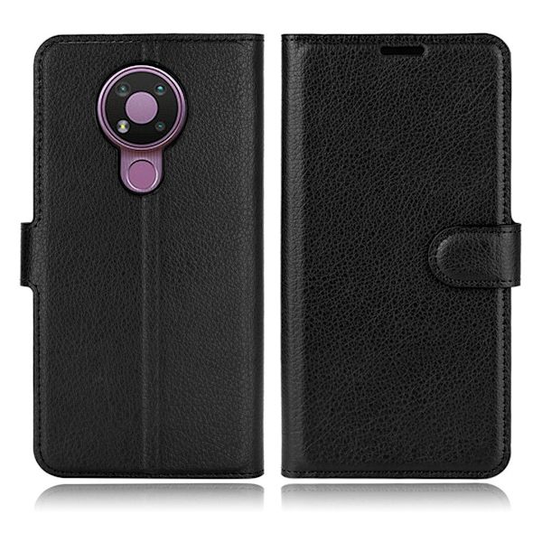Classic Nokia 3.4 flip etui - sort Black