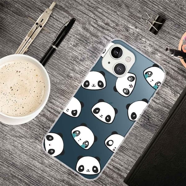 Deco iPhone 14 Plus deksel - Kaktus White