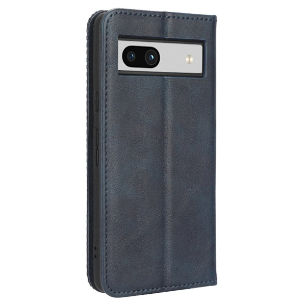 Bofink Vintage Google Pixel 7a Nahkakotelo - Sininen Blue