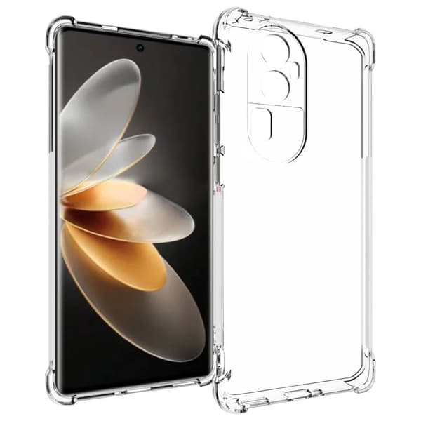 Lux-Case Airbag-deksel for Oppo Reno10 Pro Plus Transparent