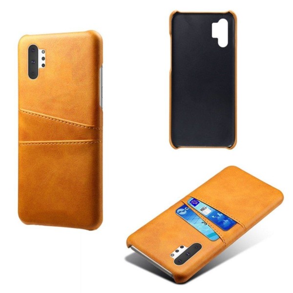 Dual Card Samsung Galaxy Note 10 Pro kuoret - Oranssi Orange