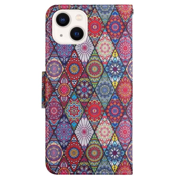 Wonderland iPhone 14 Plus Flippetui - Kaleidoscope Multicolor
