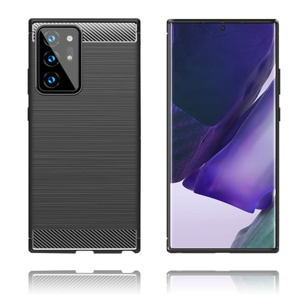 Carbon Flex Etui Samsung Galaxy Note 20 Ultra 5G / 20 Ultra - Svart Black