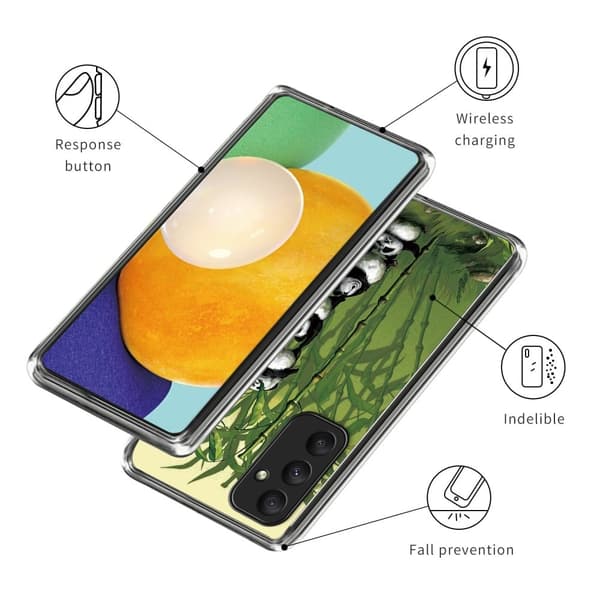 Deco Samsung Galaxy A55 deksel - Stabling Av Pandaer Green