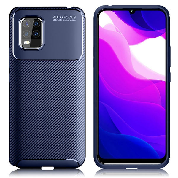 Carbon Shield Xiaomi Mi 10 Lite 5G deksel - Blå Blue