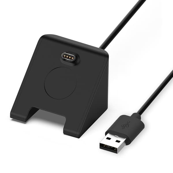 100 cm USB-laddningskabel och dockningsstation för Garmin-klocka Svart