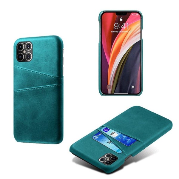 Dual Card iPhone 12 Pro Max cover - Grøn Green