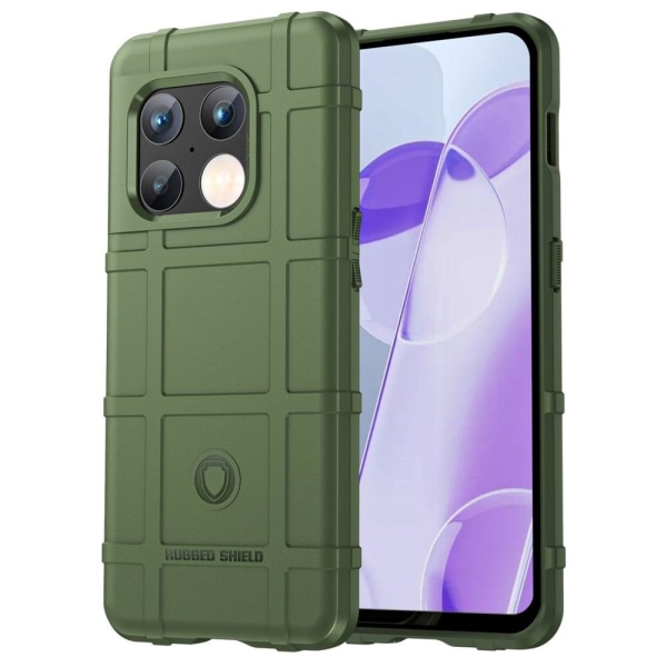 Rugged Shield Suojakotelo OnePlus 10 Pro - Vihreä Green