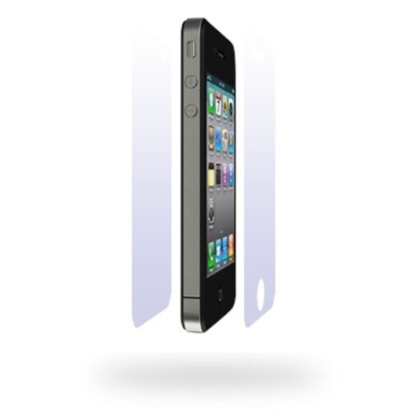 Heldekkende skjermbeskytter for iPhone 4 White