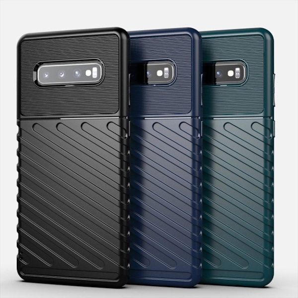 Thunder Samsung Galaxy S10 Plus kuoret - Musta Black