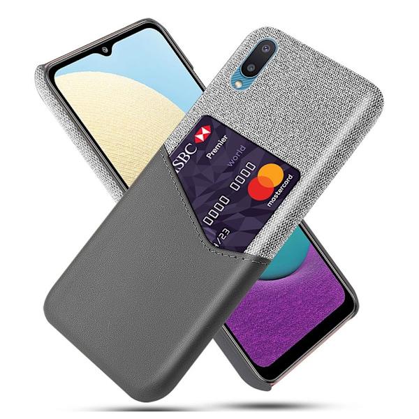 Bofink Samsung Galaxy M02 / A02 kortin suojus - Harmaa Silver grey