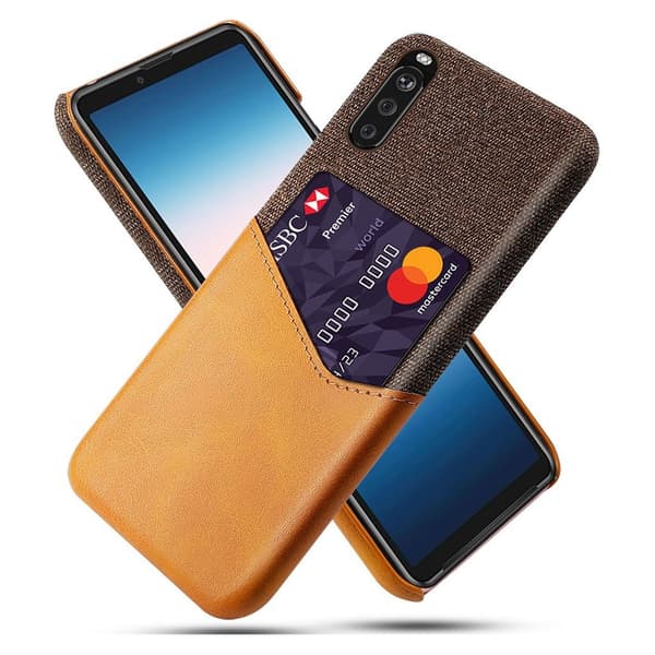 Bofink Sony Xperia 10 III Card Deksel - Brun Brown
