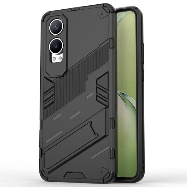 Stødsikkert moderne OnePlus Nord CE4 / Oppo K12x hybridcover - Sort Black