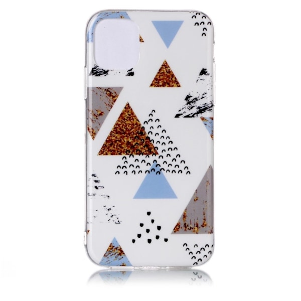 Marble design iPhone 11 Pro cover - Marmor Med Trekantsmønster Multicolor