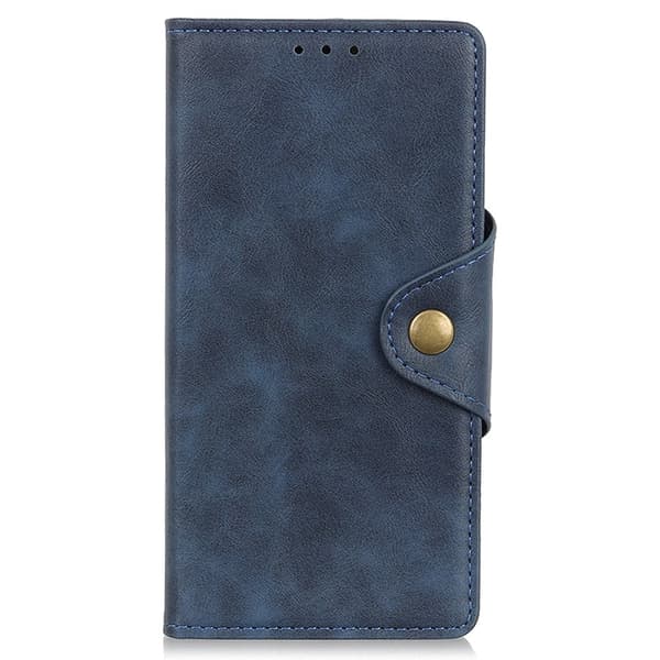 Alpha Nokia C21 flip etui i lær - Blå Blue
