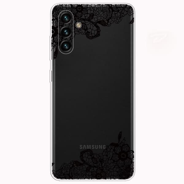 Deco Samsung Galaxy A13 5G Suojakotelo - Lace Flower Black