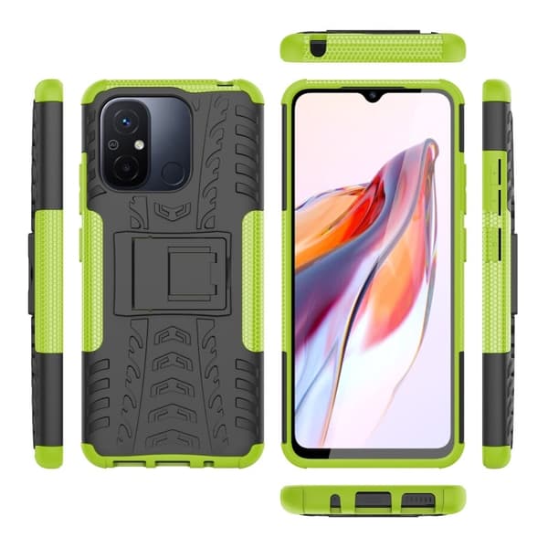 Offroad Suojakotelo Xiaomi Poco C55 / Redmi 12c - Vihreä Green