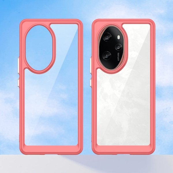 Honor 100 Pro smart akryl cover - Rød Red