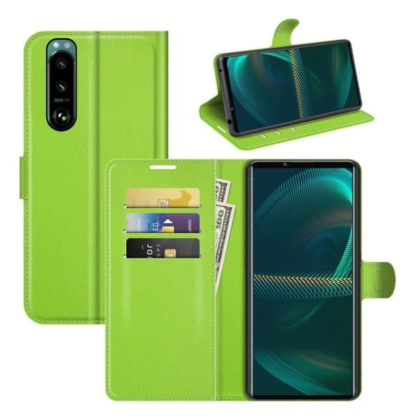 Classic Sony Xperia 5 III Flippetui - Grønn Green