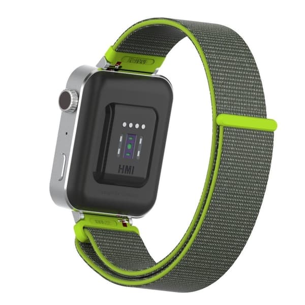 Xiaomi Mi Watch Premium Edition nylon vævet Urrem - Grøn Green