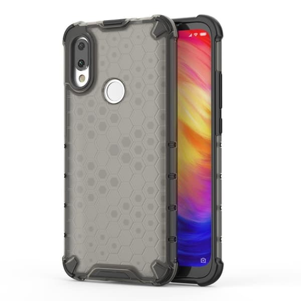 Bofink Honeycomb Xiaomi Redmi 7 cover - Sort Black