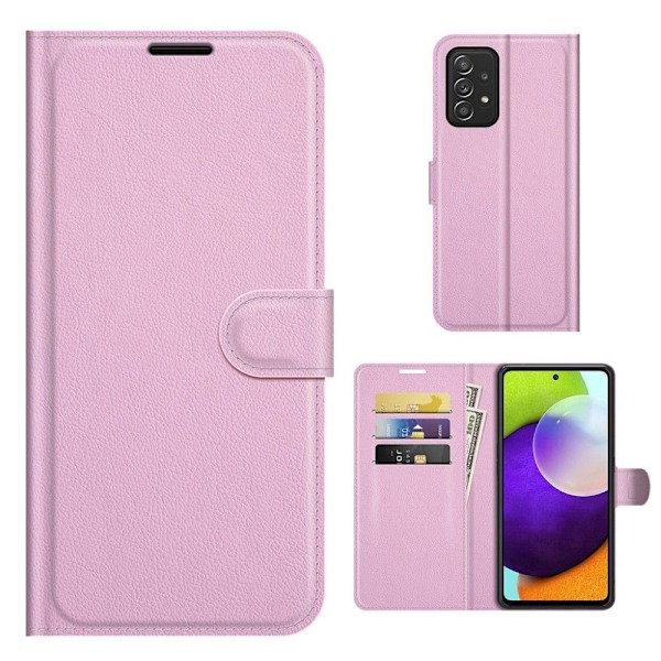Classic Samsung Galaxy A52s 5G / A52 5g / A52 Flip Etui - Lyserød Pink