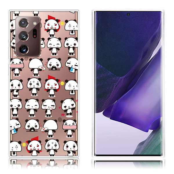 Deco Samsung Galaxy Note 20 Ultra Etui - Panda White