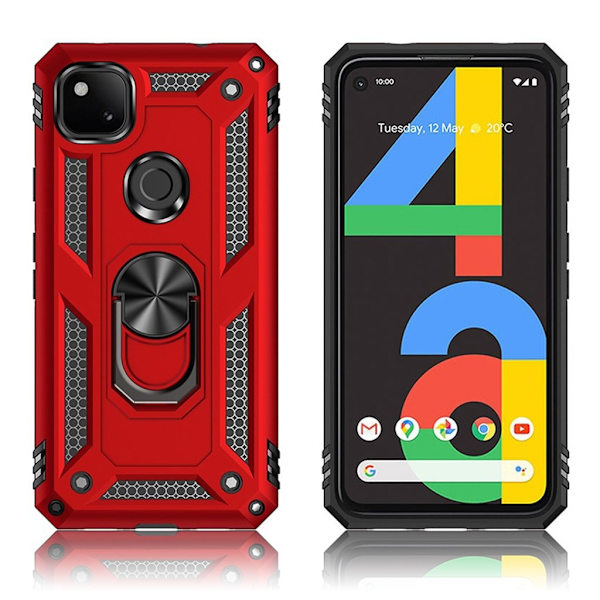 Bofink Combat Google Pixel 4a kotelot - Punainen Red