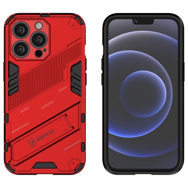 Stöttåligt iPhone 13 Pro Max hybridskal - Röd Röd