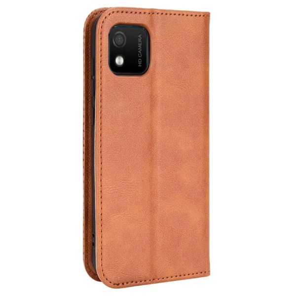 Bofink Vintage läder Wiko Y52 fodral - Brun Brun