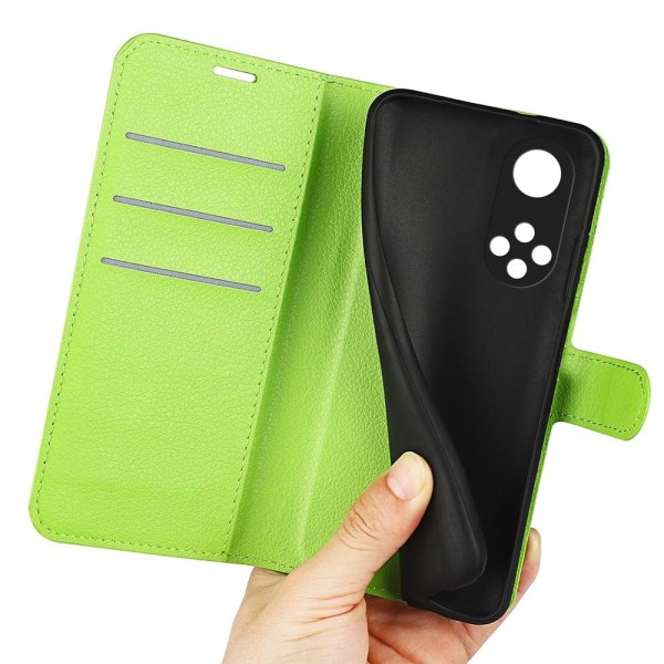 Klassisk Huawei Nova 9 Flip Etui - Grøn Green