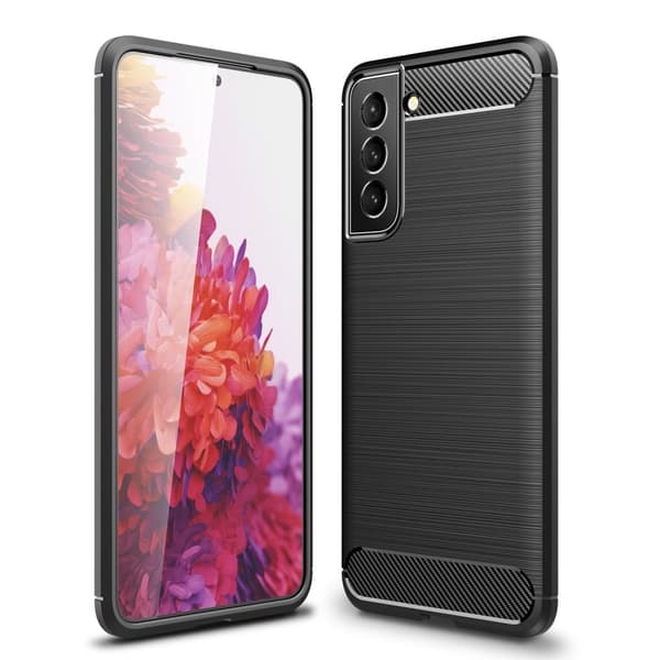 Carbon Flex Etui Samsung Galaxy S22 - Svart Black