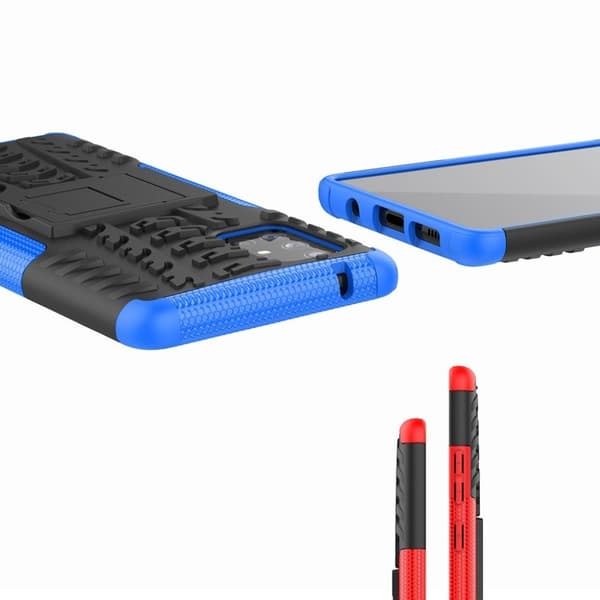 Offroad Cover - Samsung Galaxy A71 5G - Sort / Blå Black