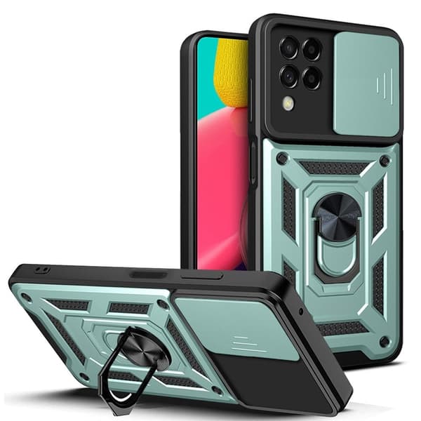 Bofink Combat Samsung Galaxy M53 5G skal - Grön Grön
