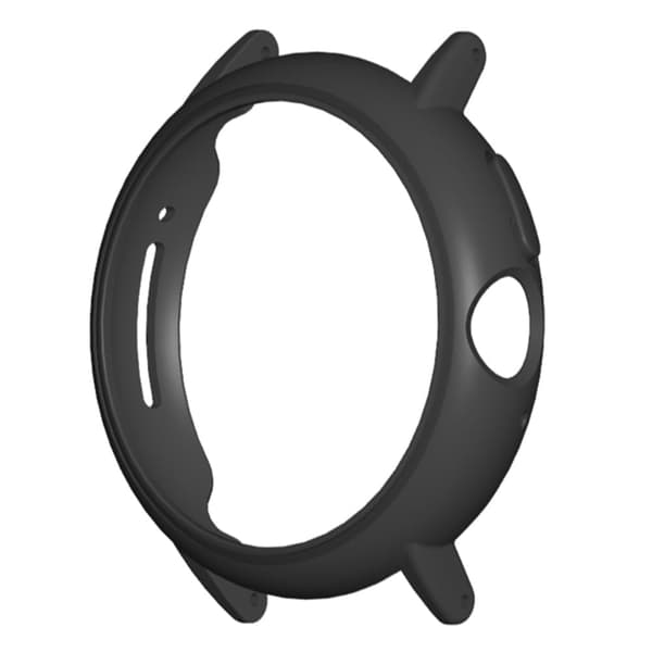 Google Pixel Watch Hard støtfangerramme med kantbeskyttelse med 20 mm adapterkontakt - - Black Black