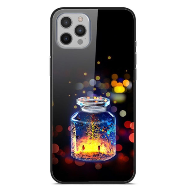 Fantasy iPhone 12 Pro Max kotelot - Toivomus Pullo Multicolor