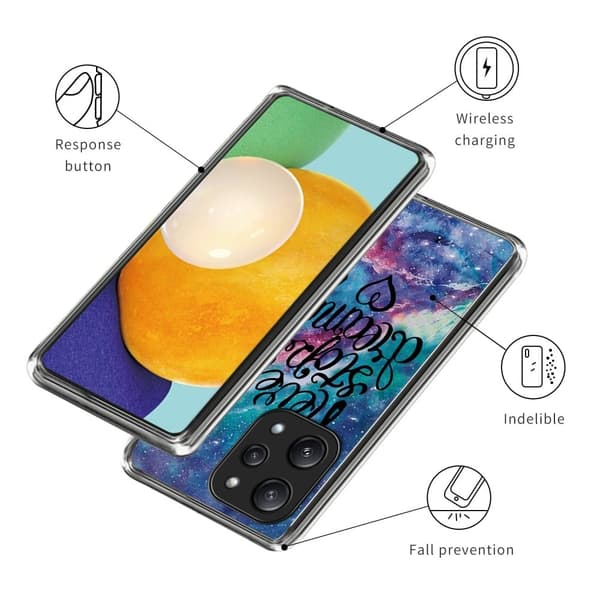 Deco Xiaomi Redmi 12 / Xiaomi Poco M6 Pro deksel - Aldri Slutte Å Drømme Blue