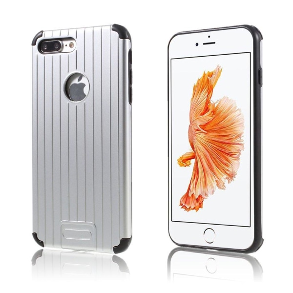 Hougaard Skyddande Plastskal till iPhone 7 Plus / 8 Plus - Silve Silvergrå