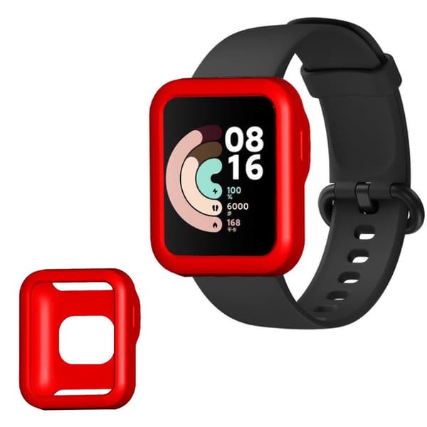Xiaomi Mi Watch Lite / Redmi Watch silikonisuojus - Punainen Red