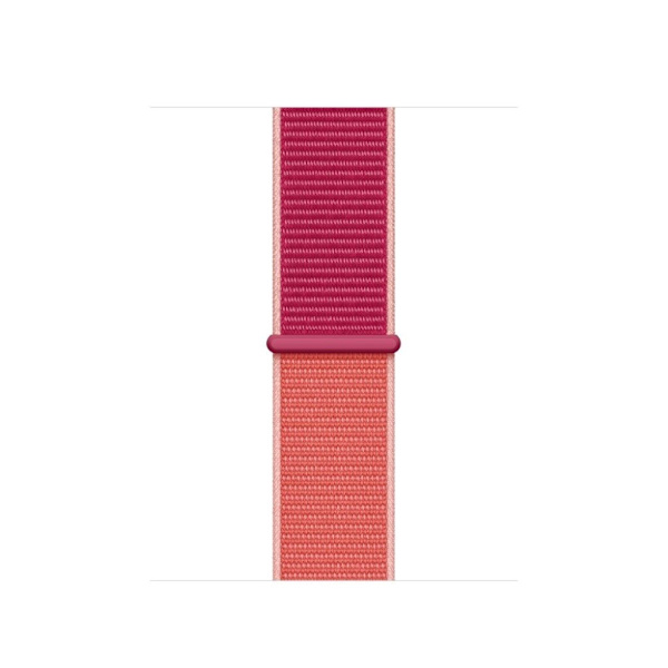 Apple Watch Series 5 40mm solid farve nylon urrem - Rose / Orange Pink