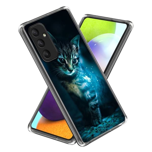 Fantasy Samsung Galaxy A35 skal - Katt Blå