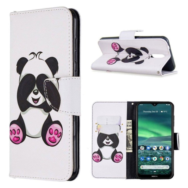 Wonderland Nokia 2.3 etui - Sød Panda White